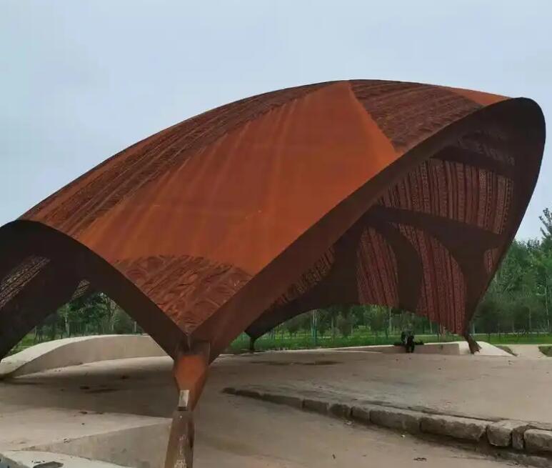 达日耐候钢幕墙案例